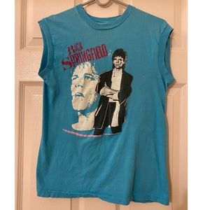 Vintage Rick Springfield World Tour 84 Tank size M